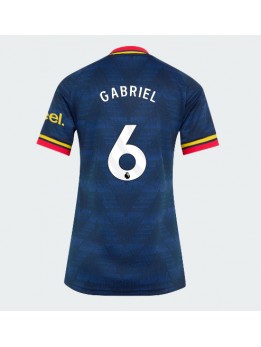 Arsenal Gabriel Magalhaes #6 Auswärtstrikot für Frauen 2026-27 Kurzarm Arsenal Gabriel Magalhaes #6 Auswärtstrikot für Frauen 2026-27 Kurzarm